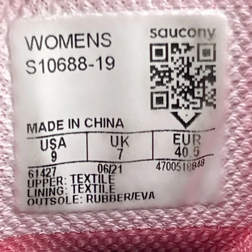 Saucony Endorphin Speed 2 Shoes Womens Size 9 Racing Running Black Pink White